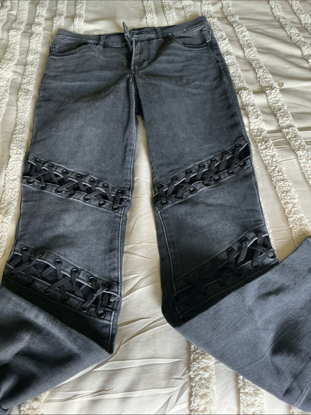 Express Black Mesh Bodysuit and Pants.  DOES NOT INCL BOOTS